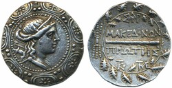 Ancient, Greek coins, Macedon (ca. 167–149 BC) Tetradrachm, ...