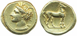 Ancient, Roman Republic, Sear 6456 shekal didrachm 7.49 g, gold, ...