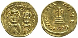 Ancient, Byzantine Empire, Heraclius with Heraclius Constantine ...