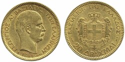 Greece, KM 56 20 drachmai 1884 6.45 g VFAutomatisch generierte ...