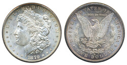 U.S.A., KM 110 1 dollar 1879 S Graded by PCGS as MS64. ...