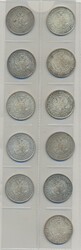Finland, Lot of eleven pcs 1 markkaa 1915, mostly uncirculated. ...
