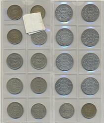 Estonia, Group of Estonia coins, in total 98 pcs including 1933 kroon ...