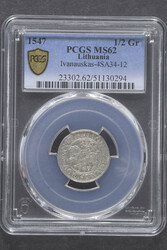 Lithuania, Sigismund II August (1545-72) Ivanauskas -4SA34-121/2 ...
