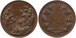 Britain, Brown 2747 World Exhibition, London 1862. Large size bronze ...