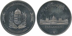 Hungary, Silver medal Budapest/Parliament, 43 mm, 36.84 g. In ...