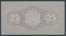 Estonia, Pick 54a 25 marka 1922 2059346. Small corner folds, fresh ...