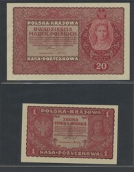 Poland, Small group of mostly high grade notes including 10 notes ca. ...