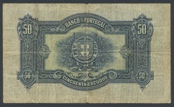 Portugal, Pick 136 50 escudos 13.1.1925 F