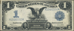 U.S.A., Pick 338 1 dollar 1899 X15482550A. Fresh example, minor stain ...
