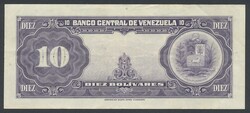Venezuela, Pick 31b 10 bolivares 31.7.1952 G267630. Fresh crisp note. ...