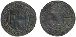 Norway, Olav Engelbrektsson (1523-1537) NM 2 1 skilling ND 1.90 g. ...