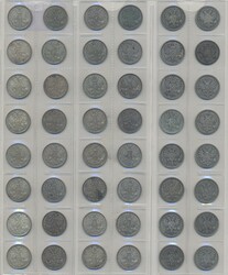 Finland, Collection of silver coins from Finland 1866–1917, 50 ...