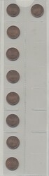 Finland, Collection of 1 penni 1891 Finland with red luster in total ...