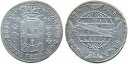 Brazil, Joao as Prince Regent (1799-1816) KM 313 960 reis 1816 R 26 ...