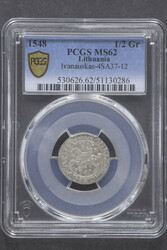 Lithuania, Sigismund II Augustus (1545-1572) Ivanauskas 4SA37-12 1/2 ...