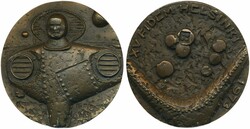Finland, 1973 319.13 g bronze, Fidem Exhibition in Helsinki, Karl ...