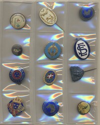 Sweden, Collection of pins some in silver. In total 25 pcs. Please ...