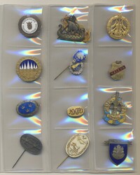 Sweden, Collection of pins some in silver. In total 26 pcs. Please ...