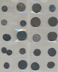 Ancient, Roman Empire, Group of 21 silver and bronze coins. One or ...