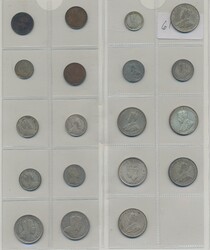 Ceylon (GB), Small group of British Ceylon coins, all different. ...