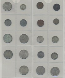 Ceylon (GB), Small group of British Ceylon coins, all different. ...