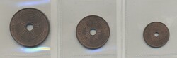 Congo Free State, KM 2-4 Small group of 2, 5 and 10 cents 1888 in ...