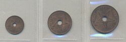 Congo Free State, KM 2-4 Small group of 2, 5 and 10 cents 1888 in ...