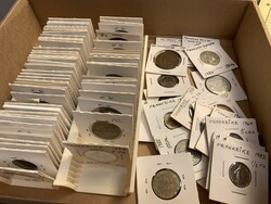 France, Lot. More than 70 coins in different metals, e.g. 20 larger ...