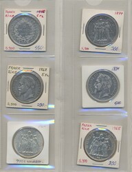 France, Lot. More than 70 coins in different metals, e.g. 20 larger ...