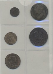 France, Small lot of mostly high grade copper coins. Please inspect! ...