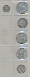 Lithuania, Collection of silver coins from Lituainia. In total six ...