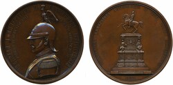 Russia, Alexander II Diakov 681.1 (R2) Bronze medal (86 mm, 235 g.) ...