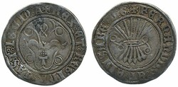 Spain, Ferdinand and Isabel (1476-1516) Cal. 490 1/2 real ND 1.51 g. ...