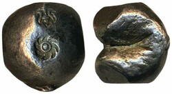 Thailand, KM 136.1 2 salu´ng (½ baht) ND 7.76 g, 1851 F