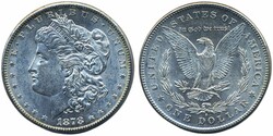 U.S.A., KM 110 1 dollar 1878 S Lustrous and beautiful example of ...