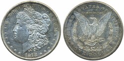 U.S.A., KM 110 1 dollar 1878 S XF