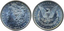U.S.A., KM 110 1 dollar 1879 XF-UNC