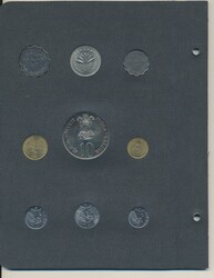 ALL WORLD, Four albums with 174 coins in silver, bronze and ...