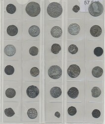 ALL WORLD, Collection of medieval silver coins. In total 37 pcs. ...