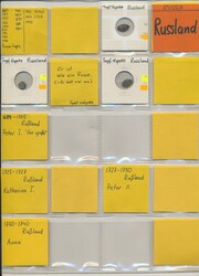 ALL WORLD, Collection of coins from Russia in album. In total 166 pcs ...