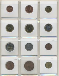 ALL WORLD, Collection of coins in album, Including South Africa, ...