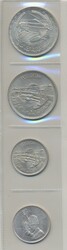 ALL WORLD, MIDDLE EAST, Small group of four silver coins. Egypt 1 ...