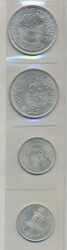 ALL WORLD, MIDDLE EAST, Small group of four silver coins. Egypt 1 ...