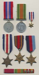 Britain, Five WWII medals, 1945, mixed quality