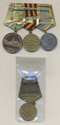 Russia, One box with five Soviet medals, 1940s, mixed quality