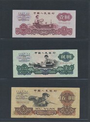 China, Mixed, One album with 47 banknotes, 1900s, mixed quality