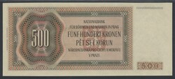 Czechoslovakia, Bohemia and Moravia, Pick 12a 500 korun 1942 BA734019 ...
