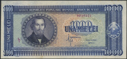 Romania, Pick 87 1000 lei 1950 L/1 0030321. Graded by PMG as ...