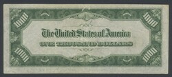 U.S.A., Pick 435a 1000 dollars 1934 A Centre fold and minor corner ...